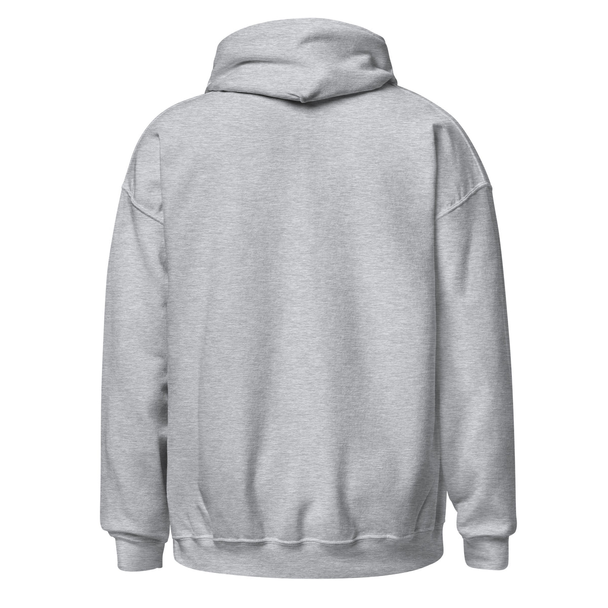 Herman Hoodie in Sport Grey, pullover golf hoodie, back view