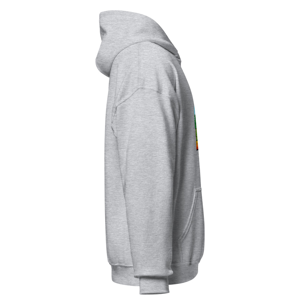 Herman Hoodie in Sport Grey, pullover golf hoodie, right side view