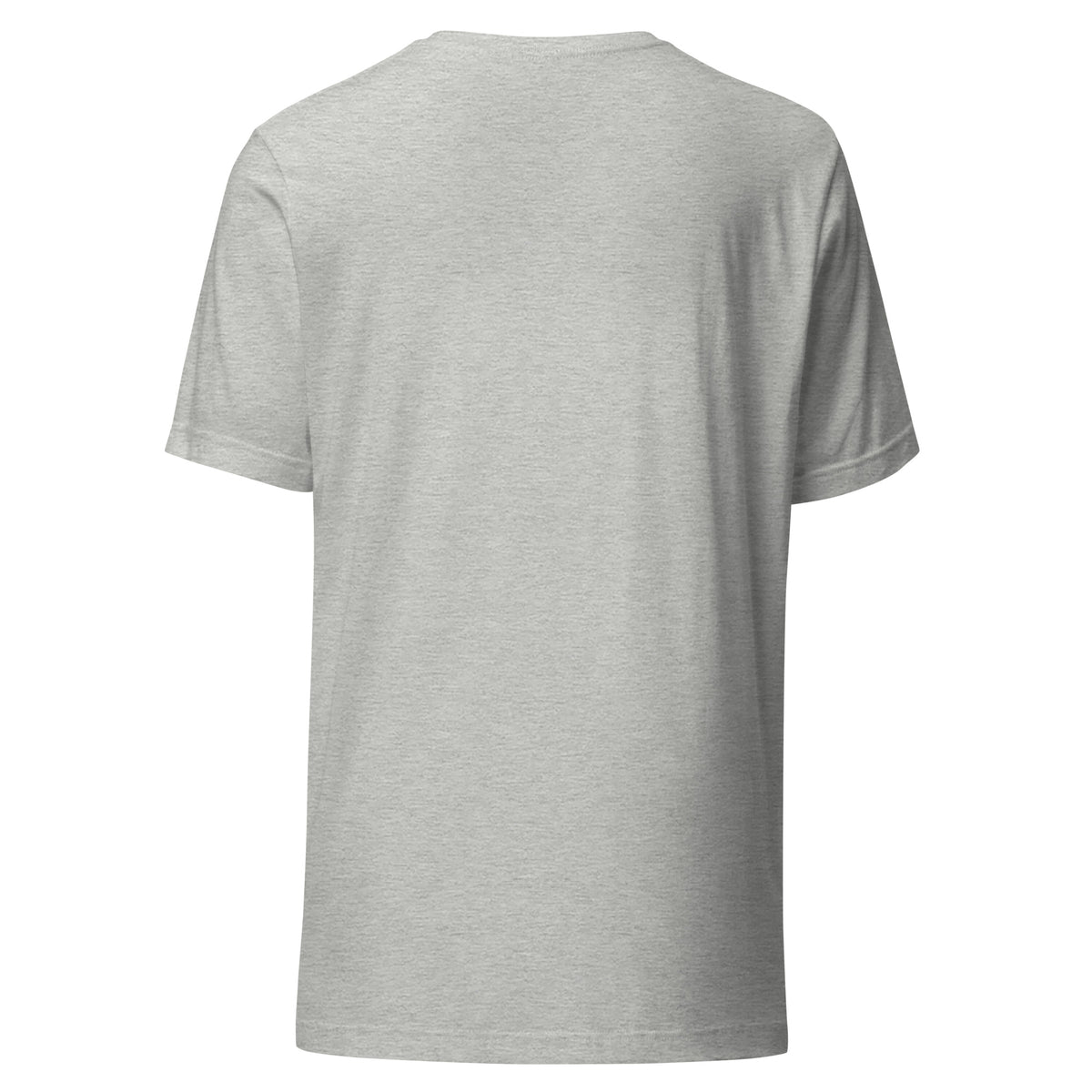 Herman Tee in Athletic Heather, funny golf t-shirt, back view