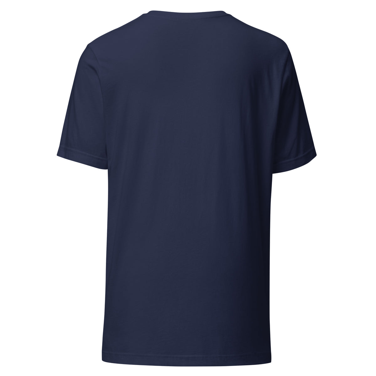 Herman Tee in Navy, funny golf t-shirt, back view